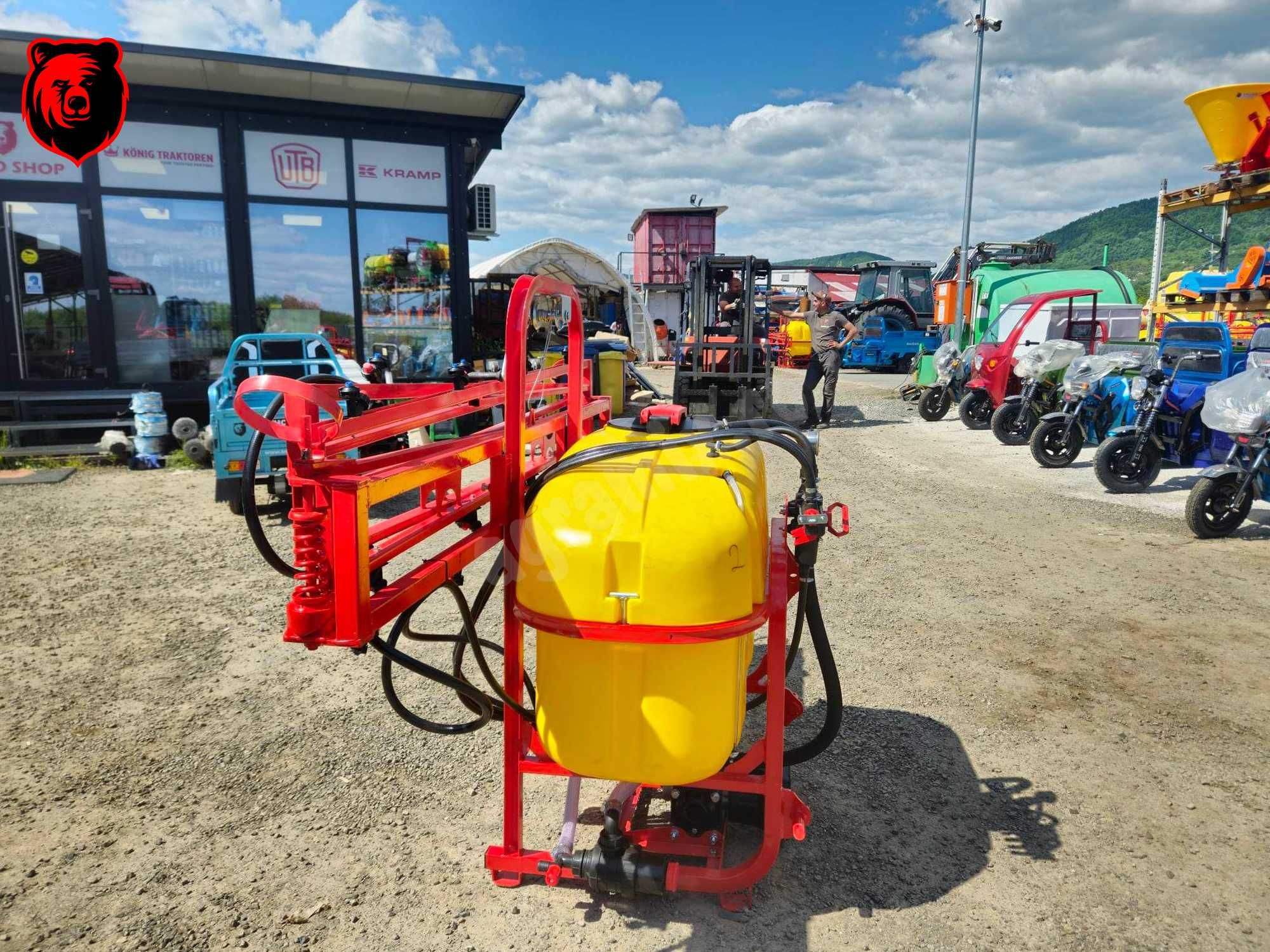 Pompa erbicidat poloneza 300 L rampi 10 M erbicidator nou Agramix