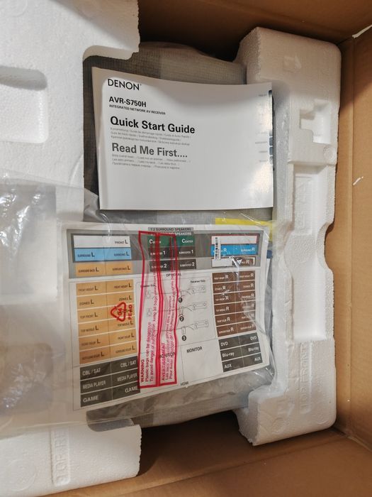 Denon AVR S750H  Dolby Atmos Wi-Fi Bluetooth HDMI 4K