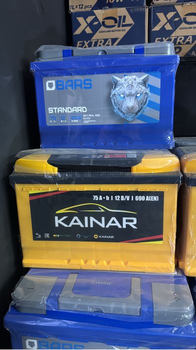 Продам Аккумуляторные батареи барс, кайнар