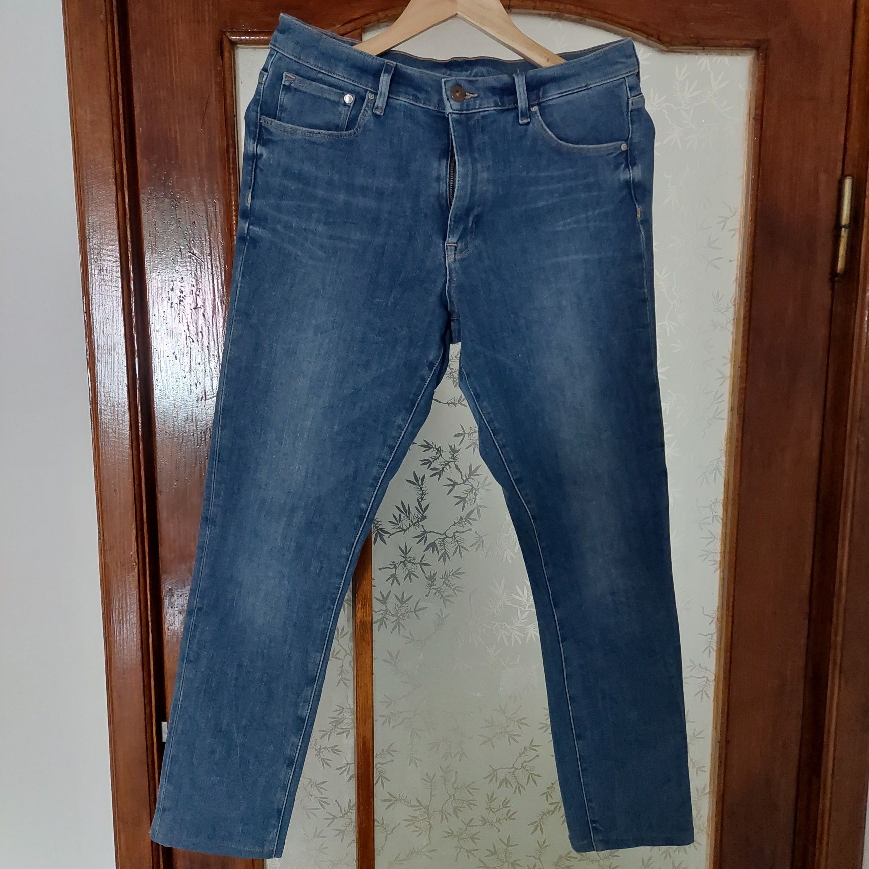 Blugi Denim W32 noi Skinny Ankle