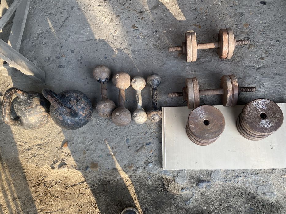 Гантели для силовых упражений от чемпиона