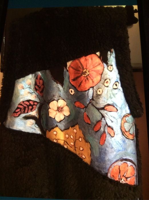 Cojoc superb pictat Liza Panait marimea M/L