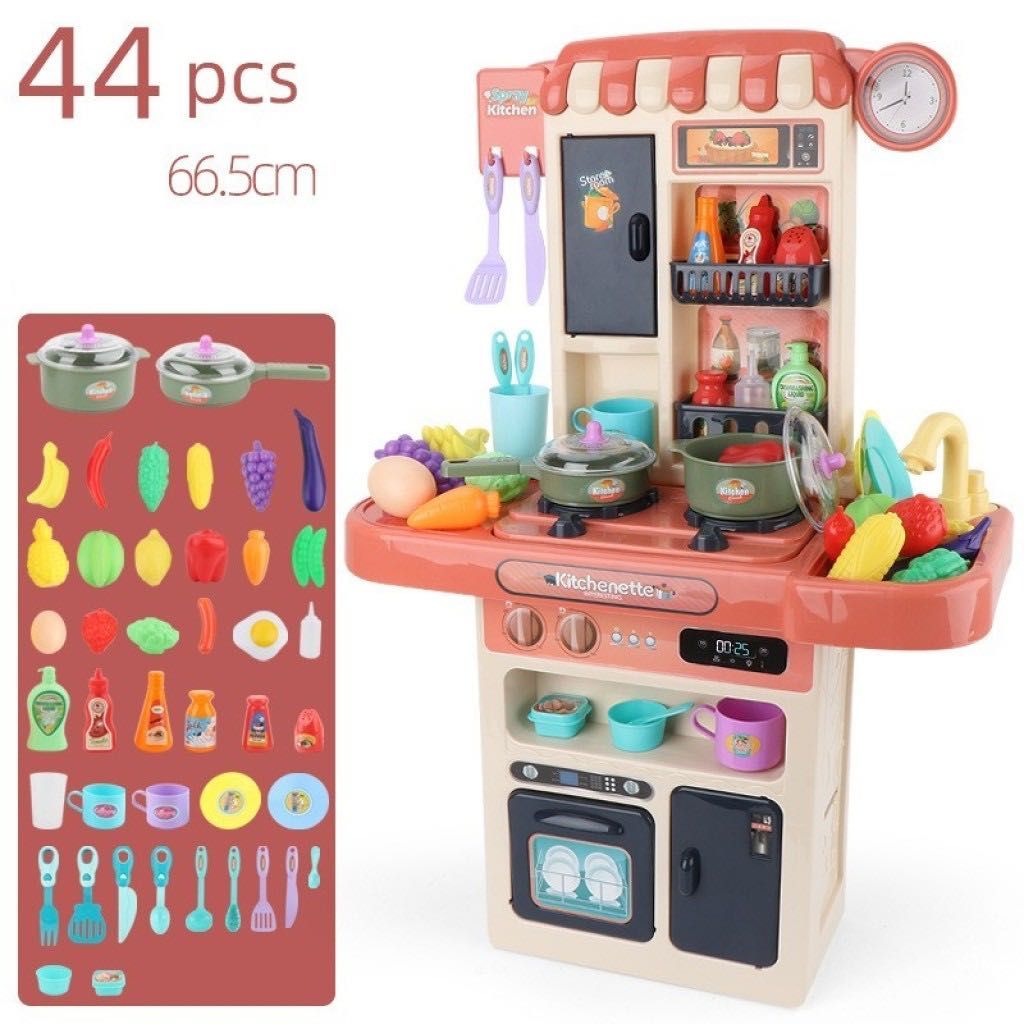 Голям комплект детска кухня с много различни компонента 44pcs