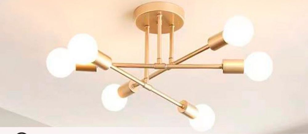 Продам люстру б/у. Для спальни, зала. Цена 13000тг. Золото. Без ламп