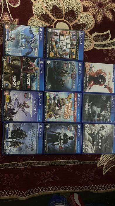 Диски на playstation 4