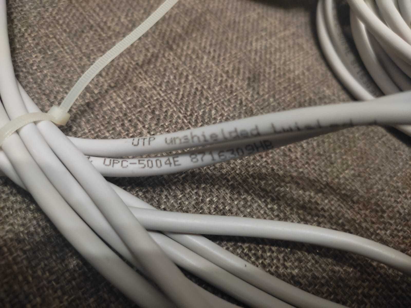 Сетевой интернет кабель витая пара разной длины обжатые и не обжатые