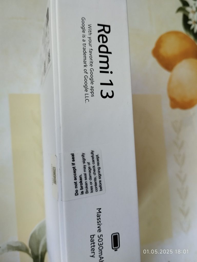 XIAOMI.  REDMI 13.  Нов телефон с гаранция .