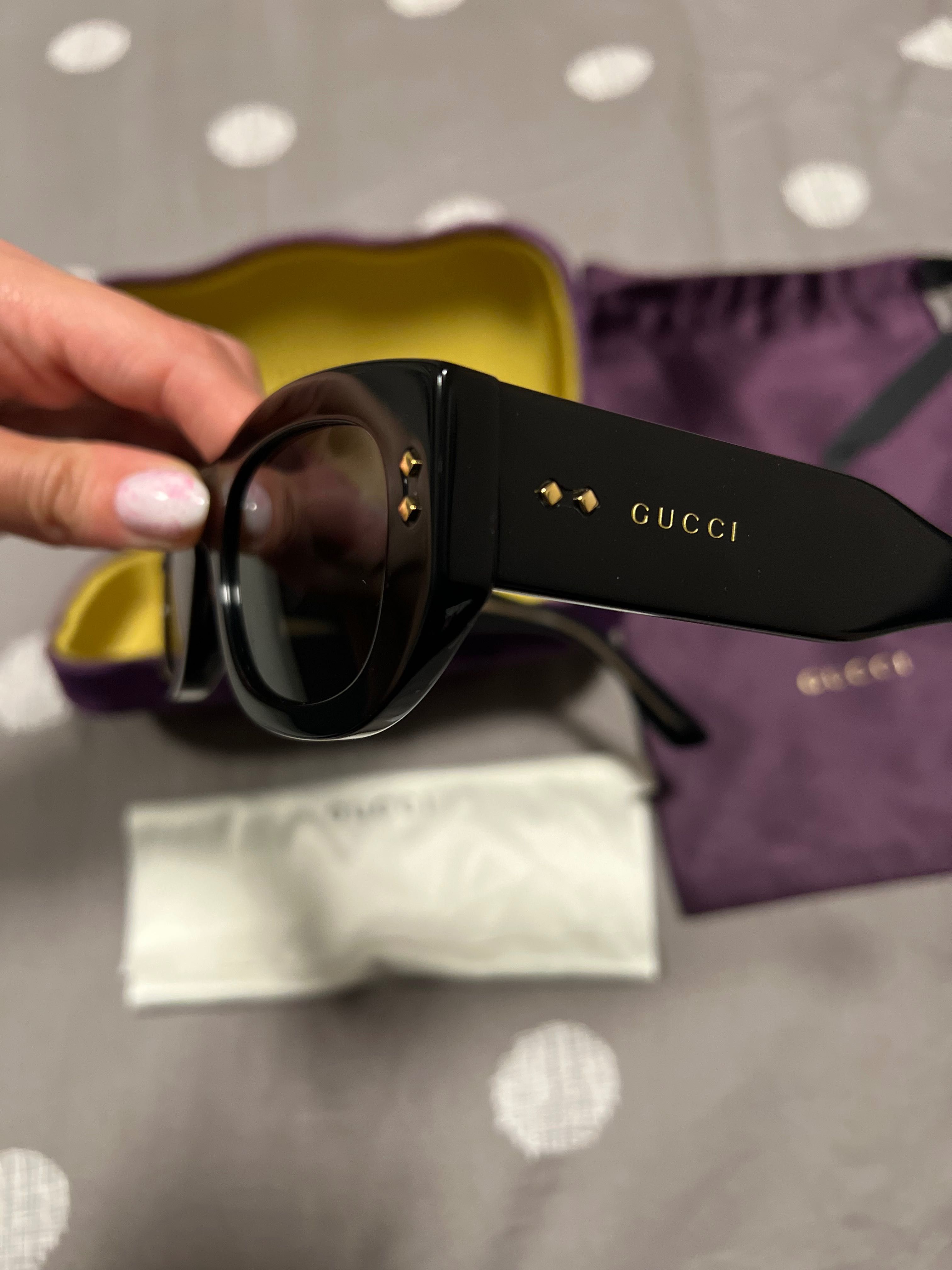 Чисто нови дамски слънчеви очила Gucci GG1215S