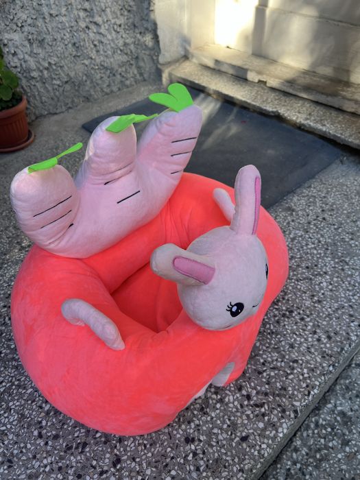 Детски фотьойл/детски барбарон Зайче