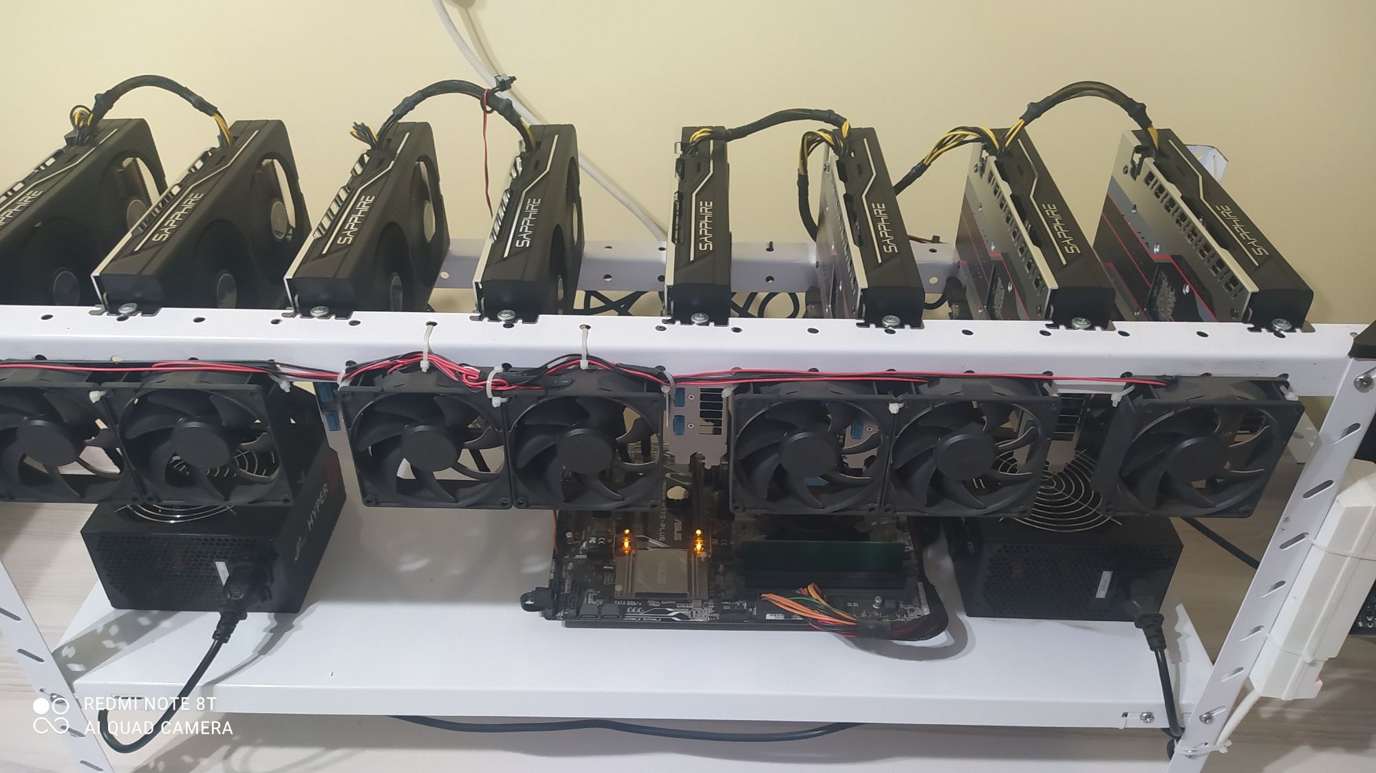 Mining rig 8 x RX570 8gb. С гаранция!!