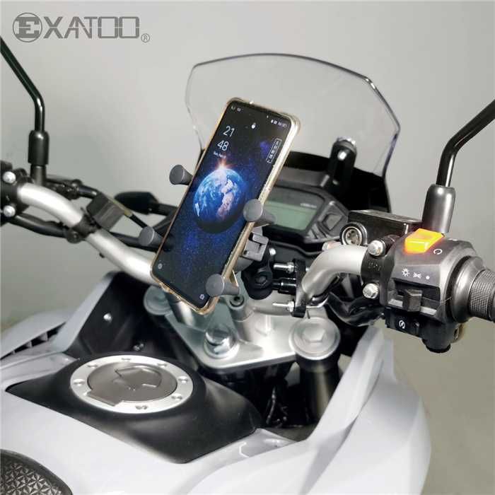 Suport Telefon moto scuter ATV cu prindere pe ghidon & oglinda - NOU