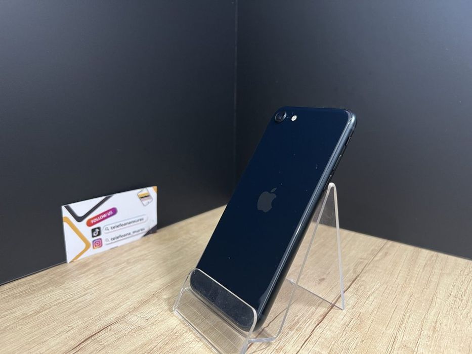 iPhone SE(2022) 64Gb Black Second-Hand Foarte Bun 3 ani garanție, Tele