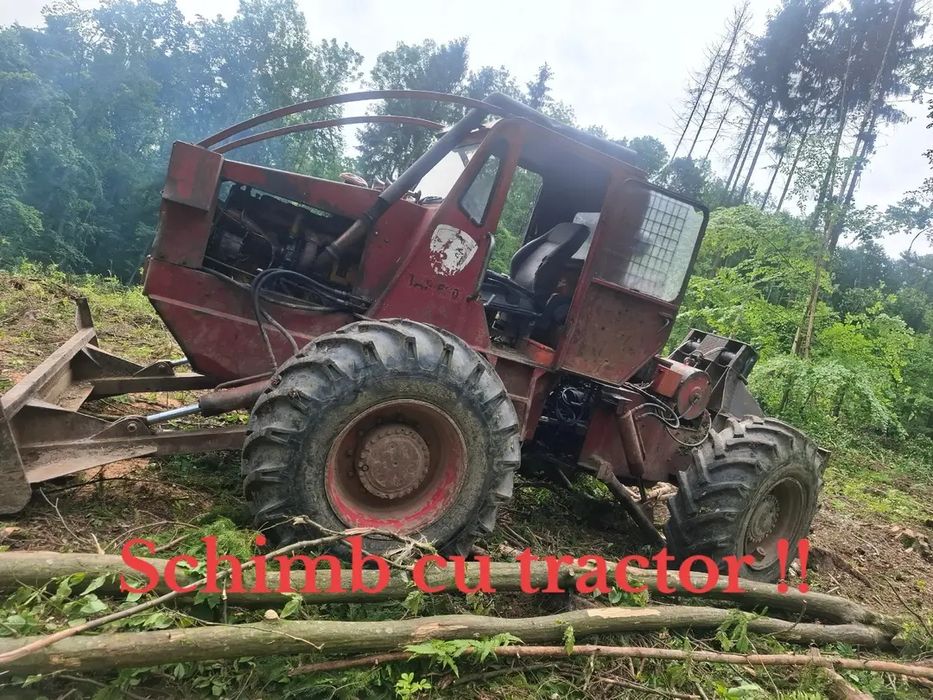 Vând sau schimb taf cu tractor forestier