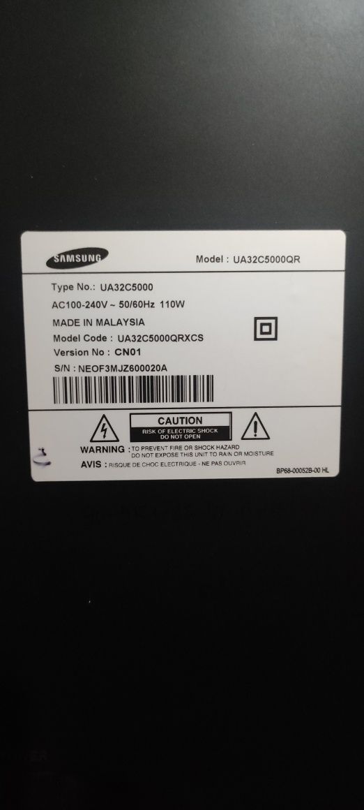Телевизор Samsung ua32c5000qr. Диагональ 32 Б. У. .