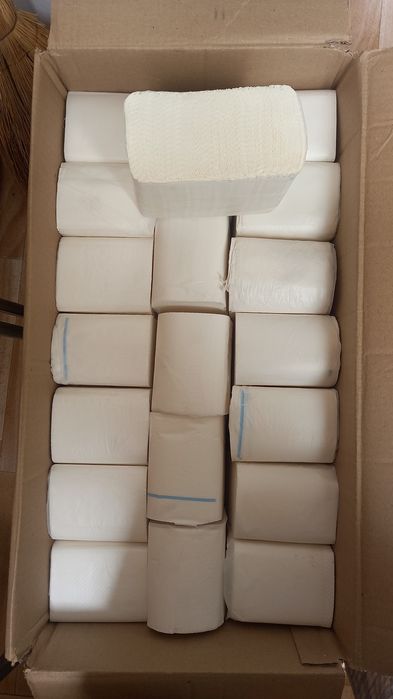 Туалетная бумага Z укладка для диспенсеров 2-х слойная