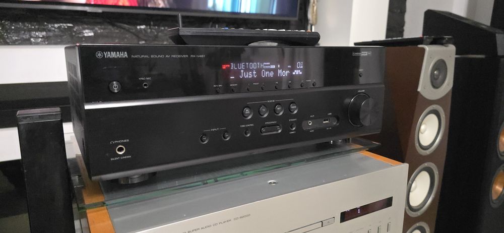 Receiver 5.1 Yamaha RX-V481 Bluetooth Wifi MusicCast Usb 4k hdmi arc