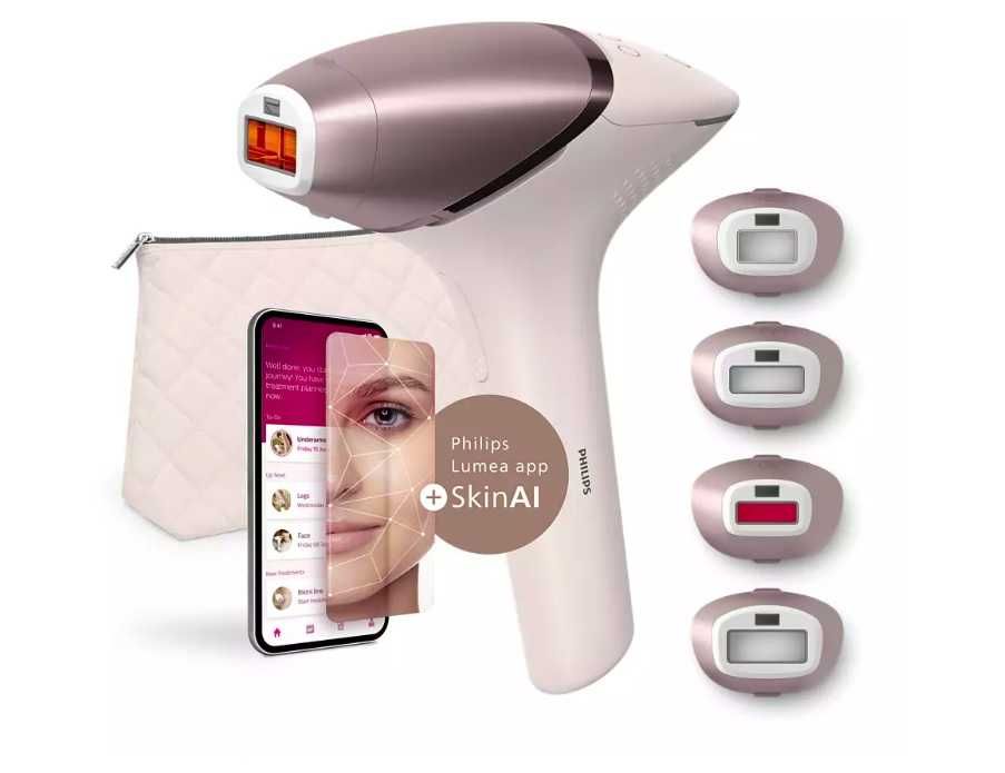 Фотоепилатор IPL Philips Lumea Series 9900 BRI977/00, Сензор Smartskin