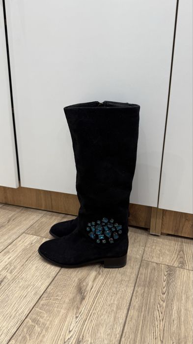 Продам сапоги зима замша натуралка