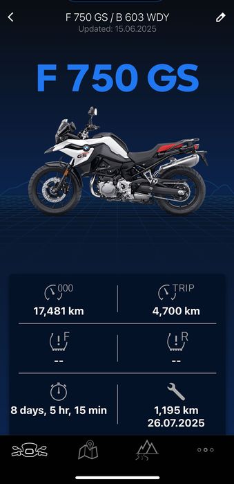 BMW F 750GS Alb, an 2023, cu garantie si revizii gratuite pana in 2028