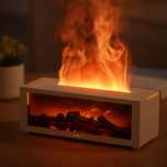 Aroma diffuser flame