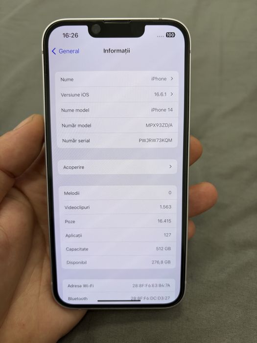 IPhone 14 , 512Gb , liber de retea