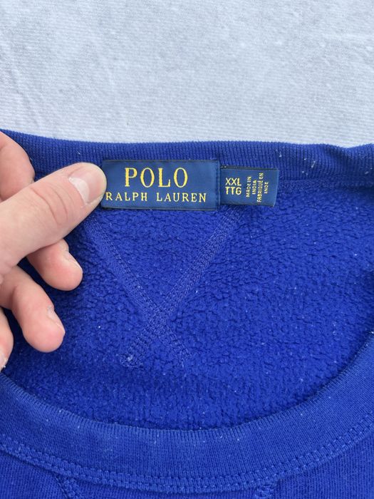 Bluza Polo Ralph Lauren albastra flagship clasica marimea XXL