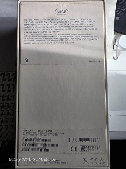 Продавам iPhone 8 plus 64gb