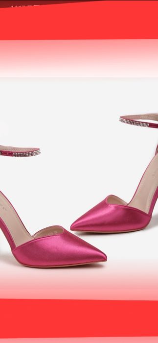 Sandale stileto Fucsia. Culoare: Roz