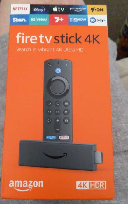 Firestick Amazon FIRE TV STICK 4K Ultra HD Alexa Voice remote