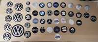 Sticker embleme sigle aluminiu capace roti VW Skoda Audi Opel Ford etc