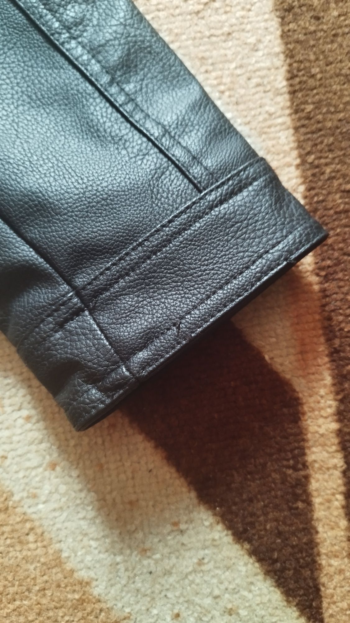 Ново мъжко кожено яке jack & jones