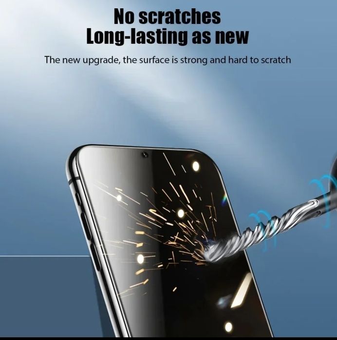 Vând 3 folii de sticlă protecție privacy samsung a71