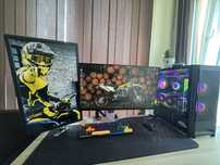 GAMING PC Ryzen 7 5700x3d, RTX 4070 12GB MSI 3x , 32ram 1TB M.2