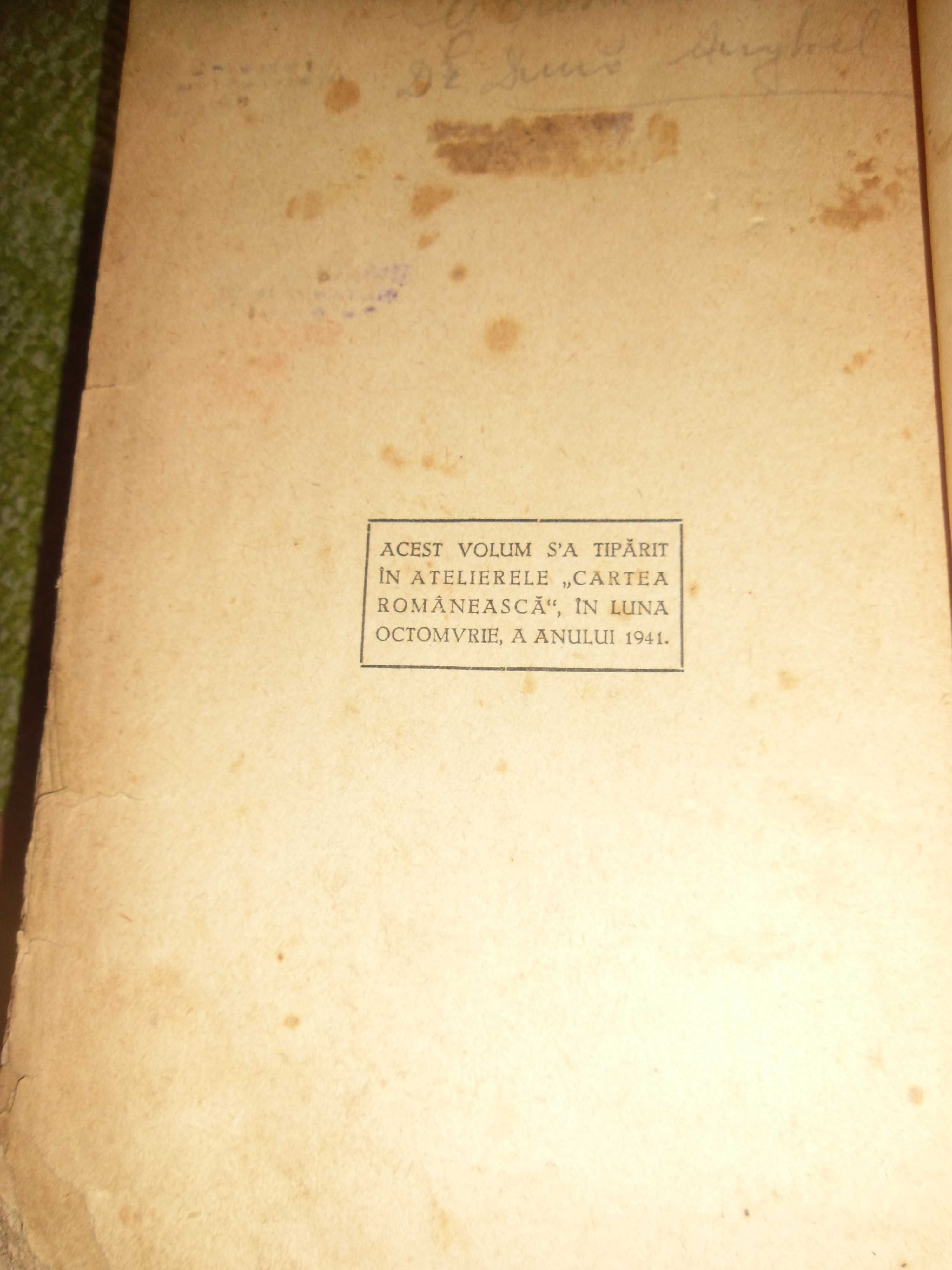 Carte de bucate Sanda Marin ed 1941,f veche