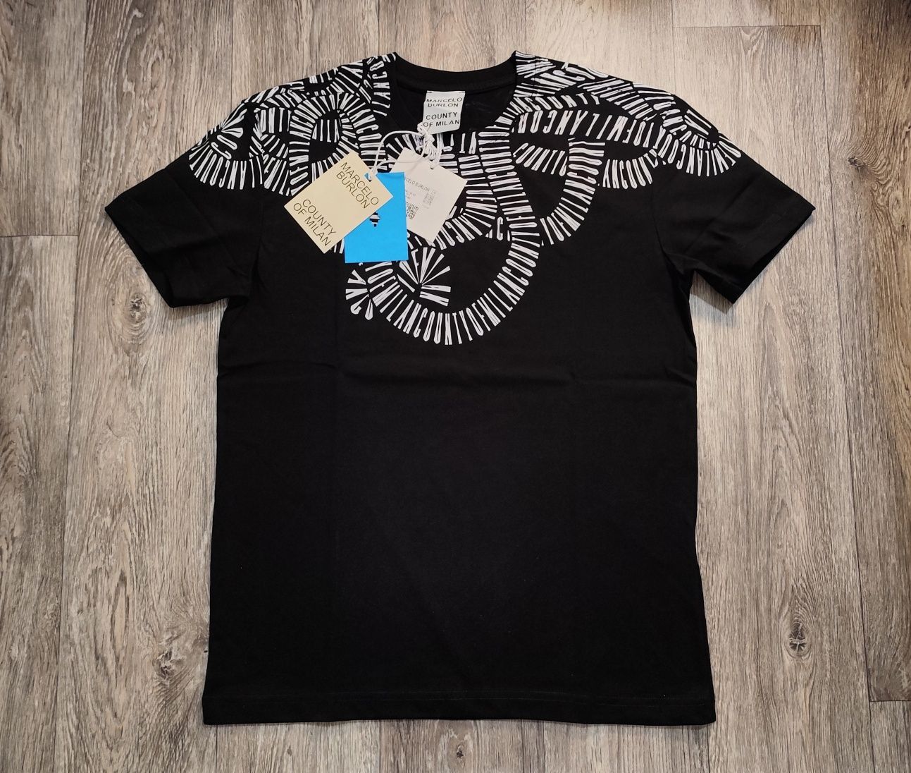 Мъжка тениска фланелка Marcelo Burlon Denim tears 100% памук блуза