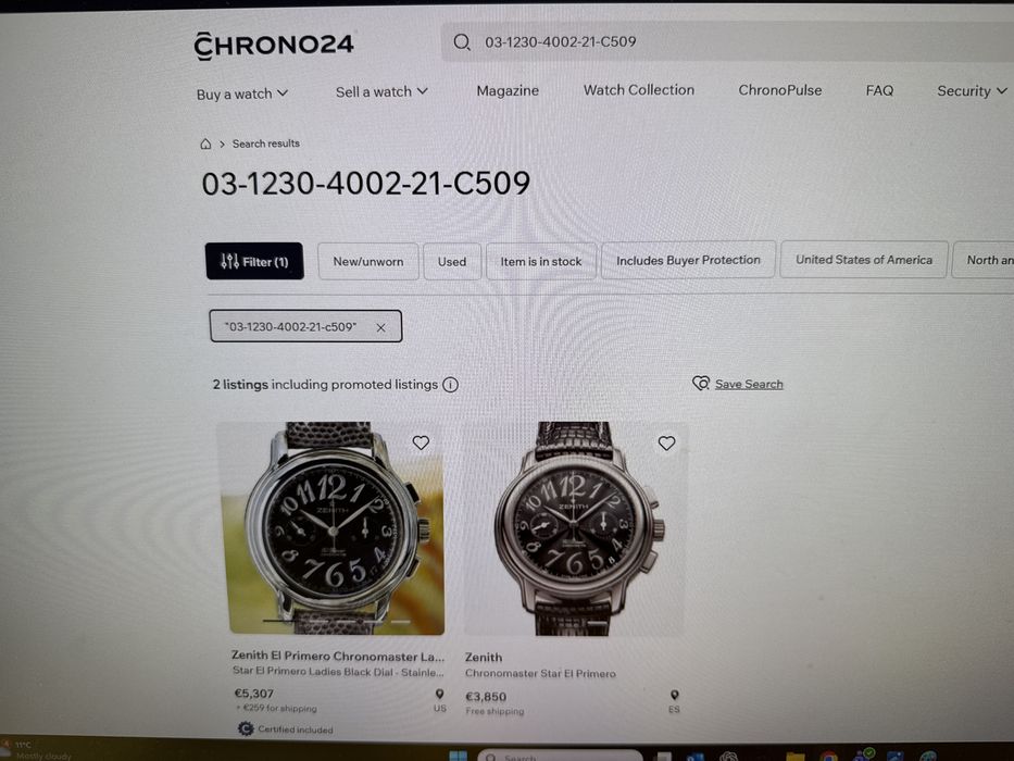 Zenith Chronomaster Chronograph 38mm