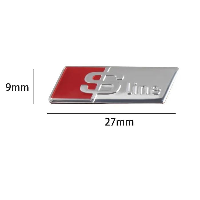 Set embleme S3 / Sigla / Stema / Sticker / Ornament S line Audi Sline
