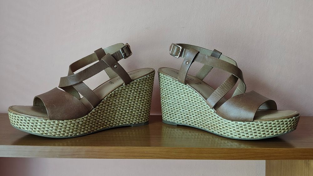 Sandale piele 5th Avenue, mărimea 38