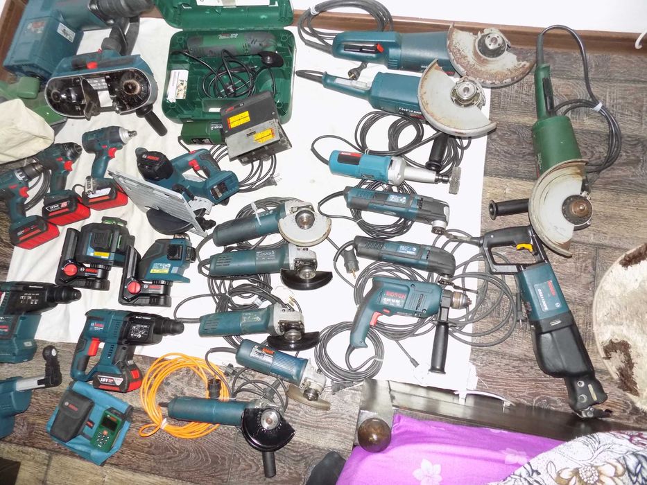 Picamer Bosch GSH 11 E, laser 3 fasciculi GLL 80-33G ,roto GBH 18V -26