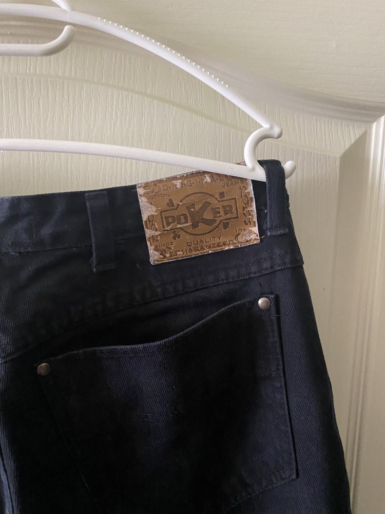 Черни дънки Poker Jeans