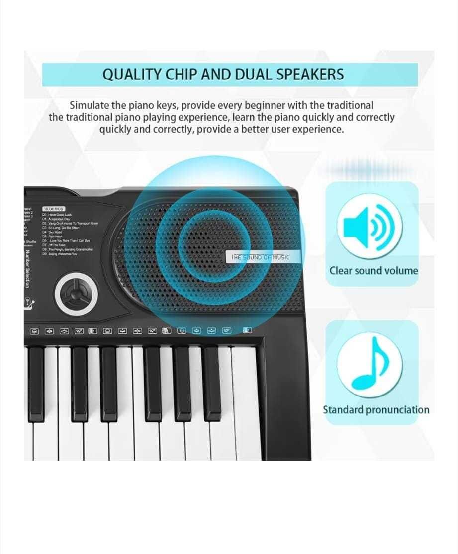 Orga Profesionala Electronica, 61 de clape