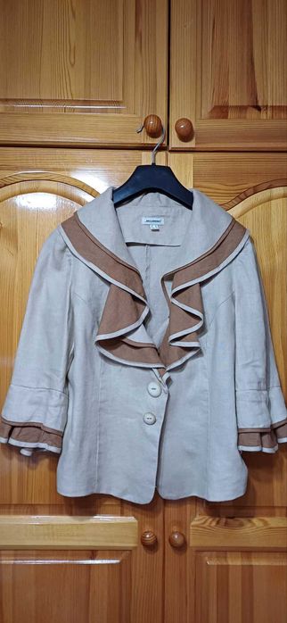 Шикозно Сако/Жакет PATRICIA RADO висококачествен ЛЕН !НОВО! №42 и №46!