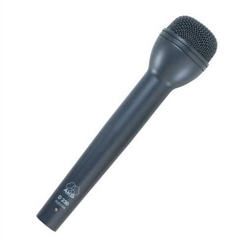 AKG D230 динамичен микрофон за репортери като нов