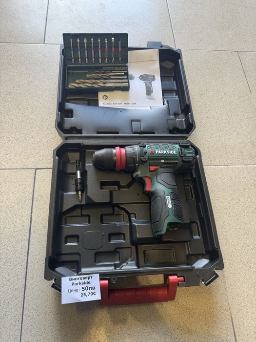 Винтоверт Parkside 12V