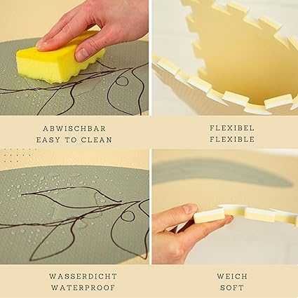 Covoraș de joacă elegant pentru bebeluși 1,8x1,2m