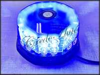 Мощен!Син 40W LED Диоден буркан за таван(Полицейска лампа) с магнит!