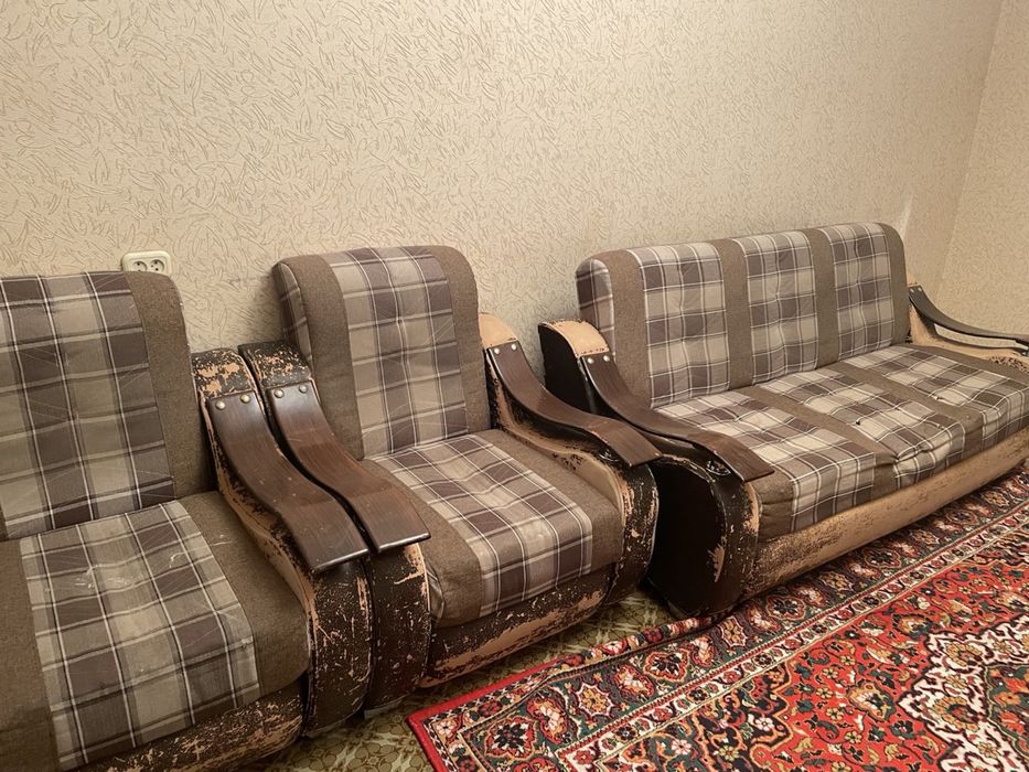 Продам диван, 2 кресла. Б/ у