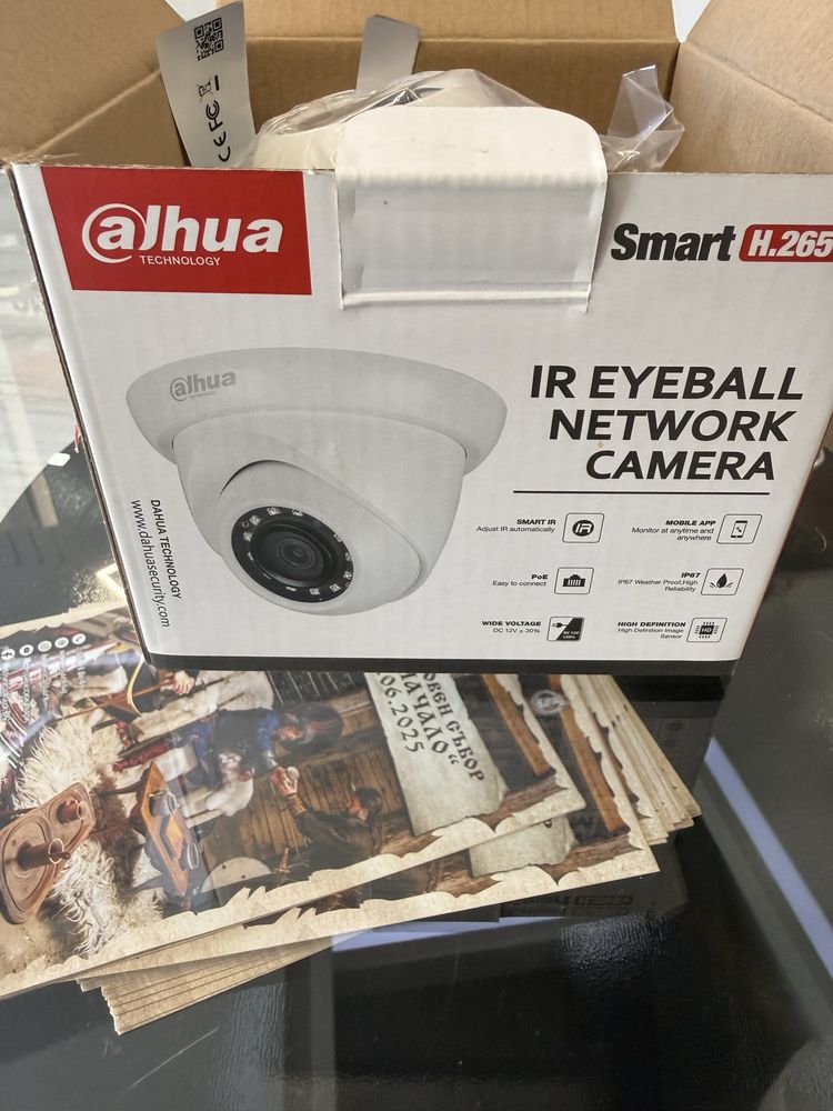 IP камера Dahua IPC-HDW1230S-S5 – 2MP, 2.8mm, нова
