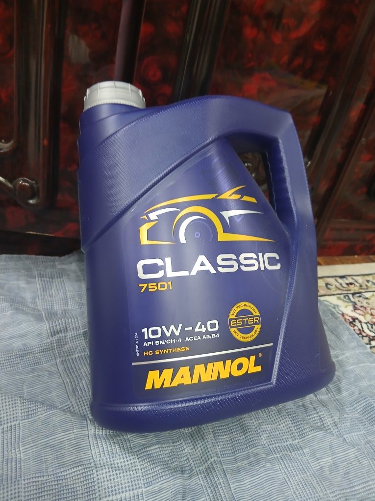 Mannol avtomobil uchun moy va filtr sotiladi