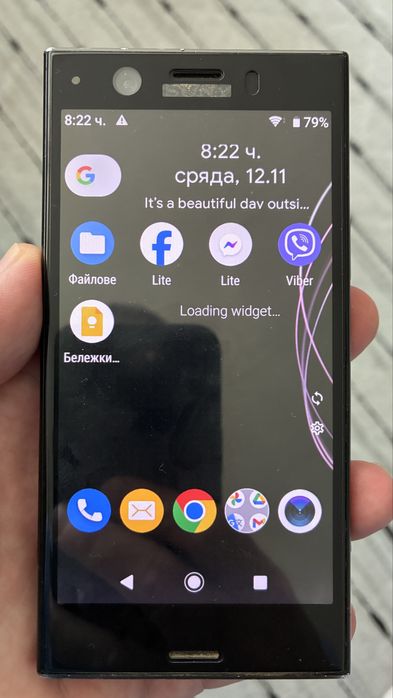 Sony XZ1 Compact 32 GB 4.6” дисплей Андроид 9 sd card
